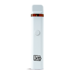 EndoFlo CBD Vape Pen Device V2 white with logo front shot