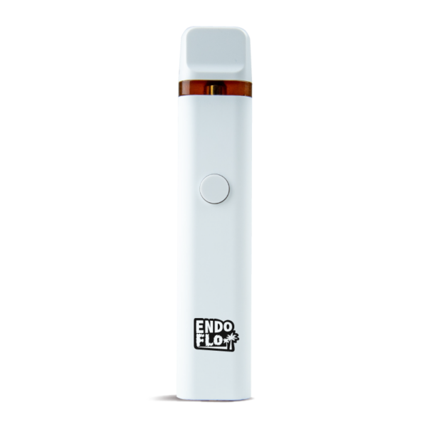 EndoFlo CBD Vape Pen Device V2 white with logo front shot