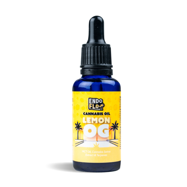 endoflo 500mg tincture cannabis oil lemon og flavour