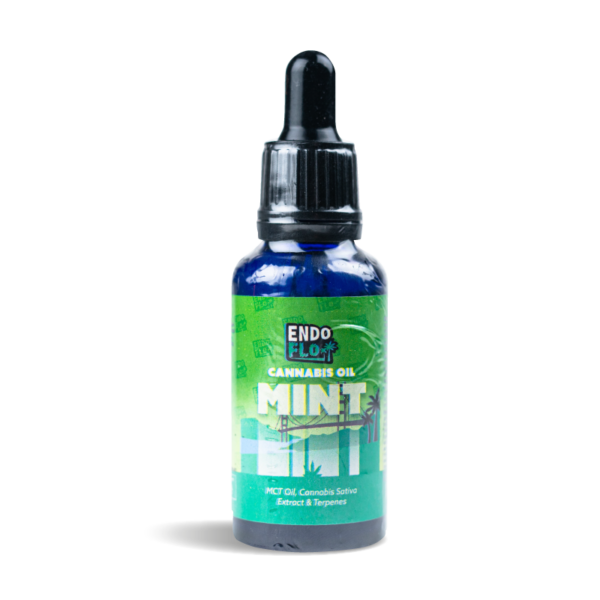 endoflo 500mg tincture cannabis oil mint flavour