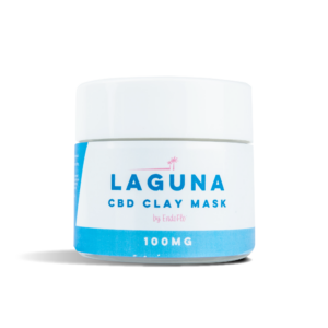 Laguna CBD Clay Mask 100mg by EndoFlo with shea butter on white background